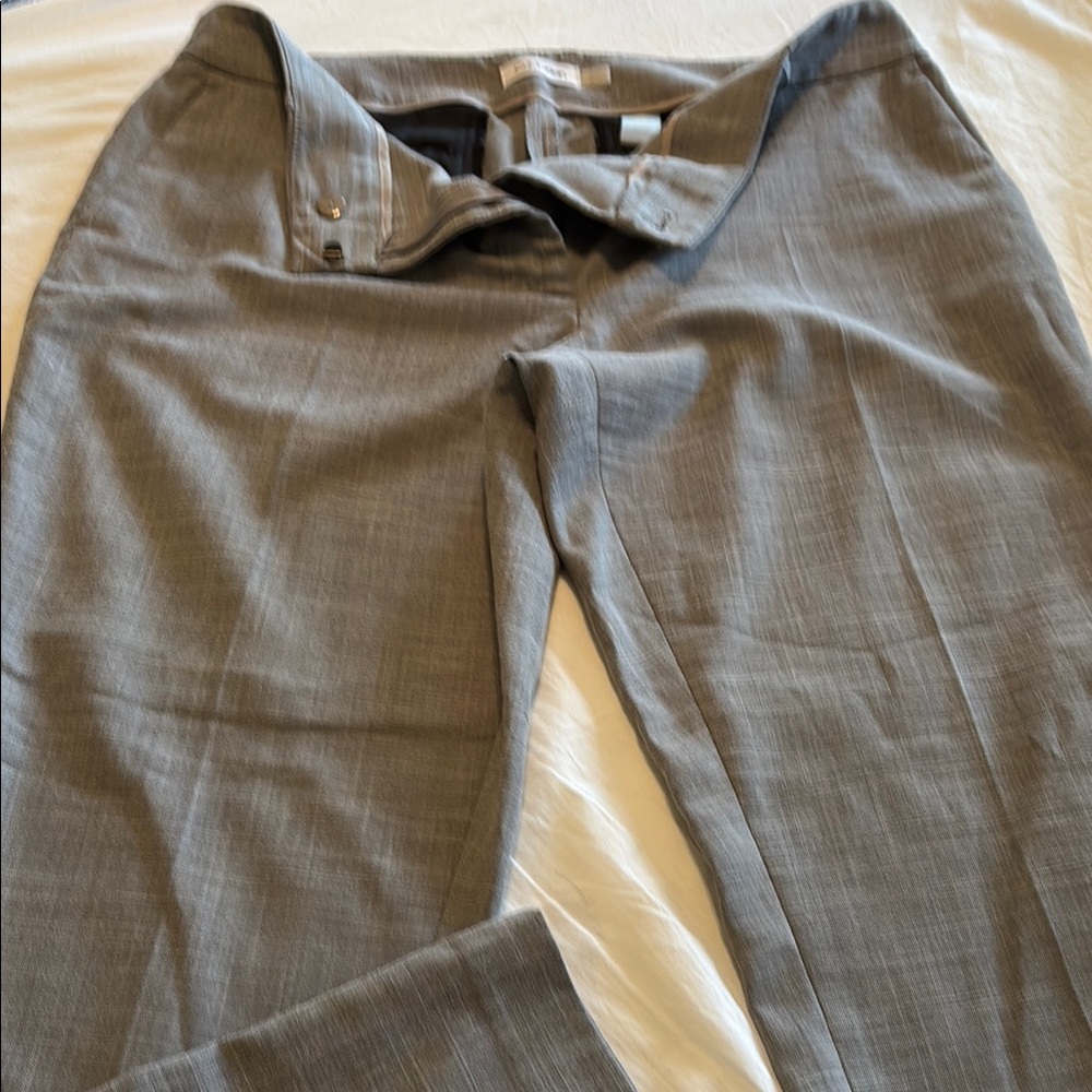 Calvin Klein Gray Straight Leg Pants